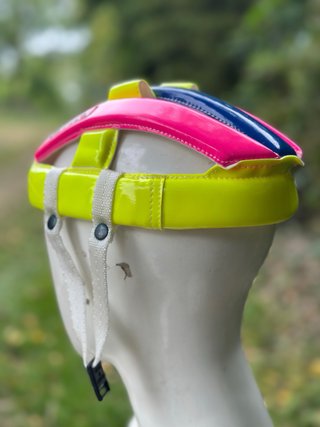 Casco Bici Vintage Vetta Neon