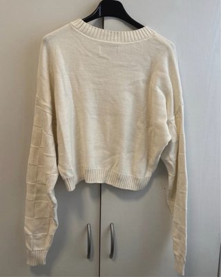 Jersey Hollister Blanco Talla S Algodón