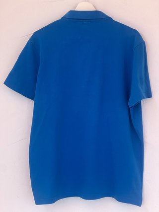 Polo Puma azul hombre talla L manga corta clásico