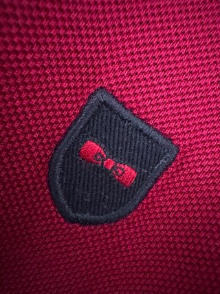Polo Eden Park color burdeos 100% original