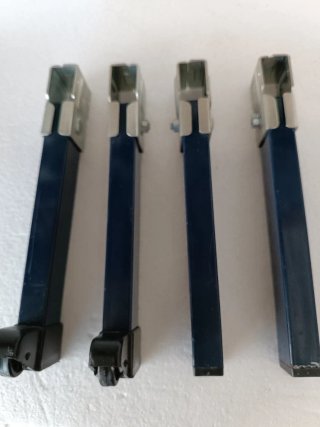 Patas de somier metálicas (4 unidades)