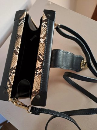 Conjunto Bolso y Sandalias Serpiente