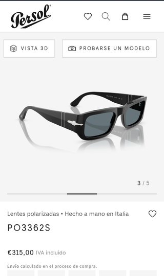 Gafas de Sol Persol Negras Polarizadas