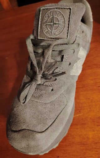 New Balance x Stone Island 574 Grigio fumo