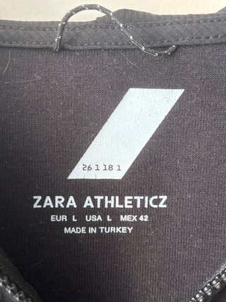 Chaqueta Deportiva Zara Athleticz Talla L Negra