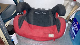 Asiento elevador coche Rommer rojo/negro