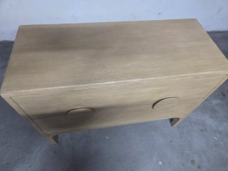 Cómoda de Madera Natural 3 Cajones