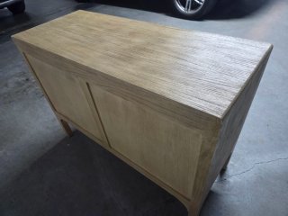 Cómoda de Madera Natural 3 Cajones