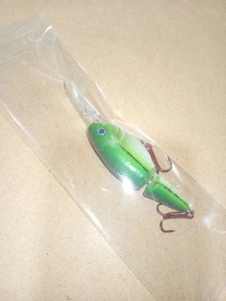 Señuelo de pesca verde