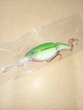 Señuelo de pesca verde