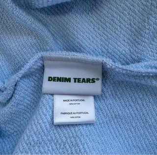 Denim Tears Shorts Algodón Azul Claro Talla L