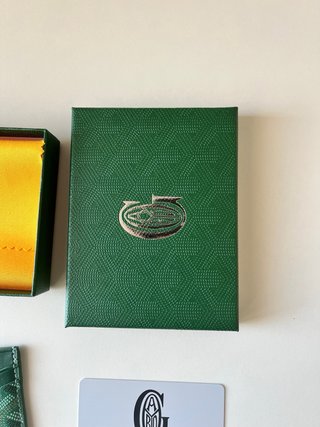 Portacarte Goyard Verde