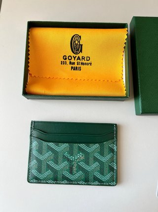 Portacarte Goyard Verde
