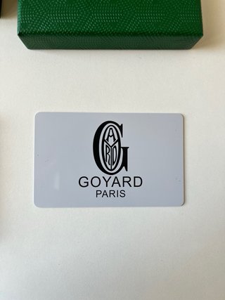Portacarte Goyard Verde