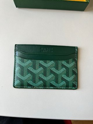 Portacarte Goyard Verde