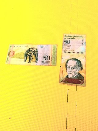 Billetes Venezolanos Numismáticos (2, 20, 50)