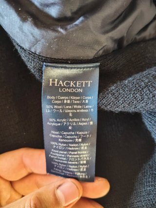 Chaqueta Hackett × aston Martín hybrid hoodie XXL
