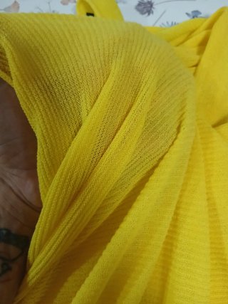 Vestido playero amarillo talla XL