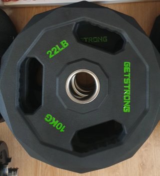 Discos de gimnasio 10kg y 22lb