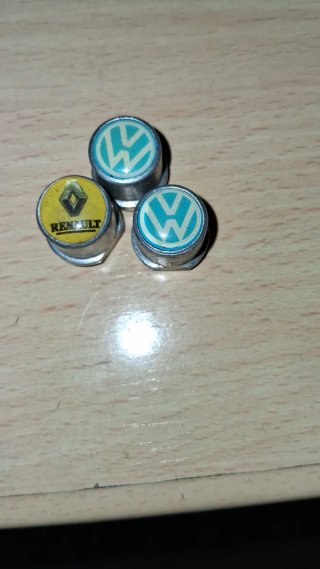 3 Tapones Válvula Coche Colección