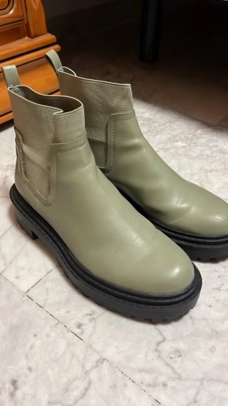 Botines Stradivarius Verde Talla 40