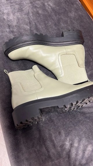 Botines Stradivarius Verde Talla 40