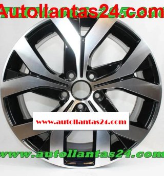 Pack 4 llantas volkswagen lerik black meta r678241