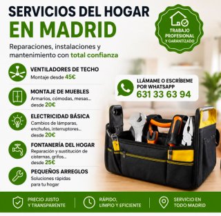 Reparaciones del hogar en Madrid