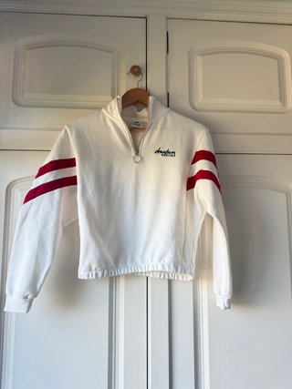 Sudadera Kaotiko BCN blanca y roja