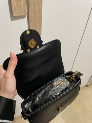 Borsa Pinko Love Birds Nera Oro