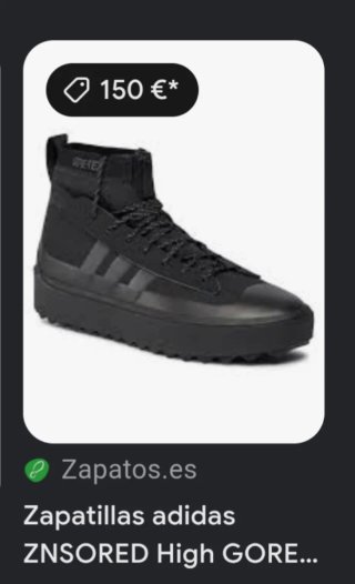 Adidas ZNSORED High GORE-TEX Zapatillas Negras