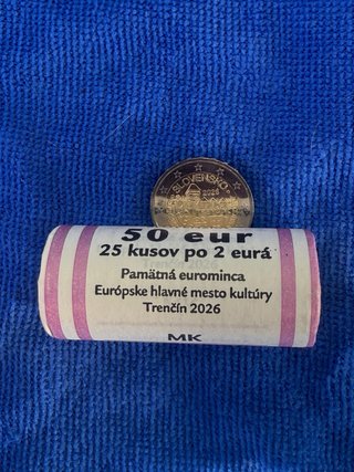 Eslovaquia 2026 moneda 2 euros