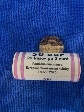Eslovaquia 2026 moneda 2 euros