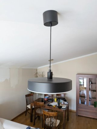 NYMÅNE. Lámpara techo LED, regulac lumin inalámbr