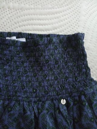 Falda Brownie volantes estampada