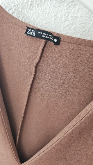 Vestido ZARA marrón
