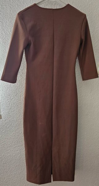 Vestido ZARA marrón