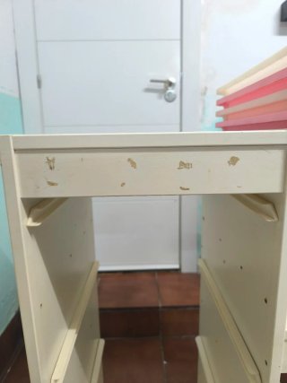 Estantería modular con 6 cajas