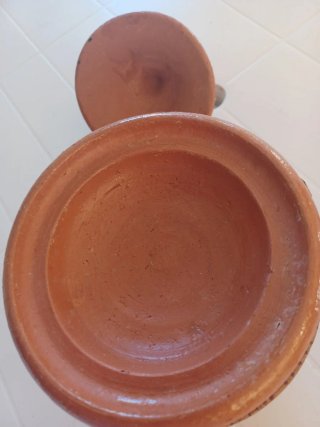 Tajín decorativo cerámica terracota