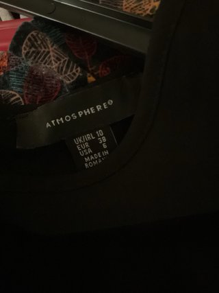 Blusa vaporosa negra