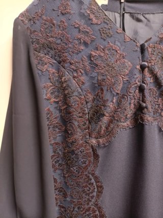 Vestido Pifer & Mayka Azul Marino Talla 52