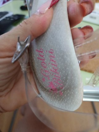 Zapatos de competición pedrería