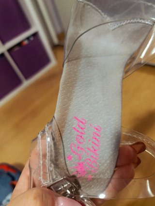 Zapatos de competición pedrería