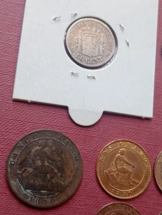 Monedas España 1870
