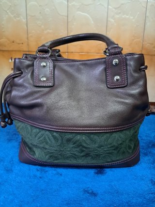 Bolso Loewe Morado y Verde