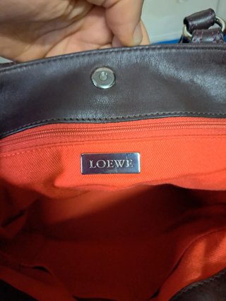 Bolso Loewe Morado y Verde