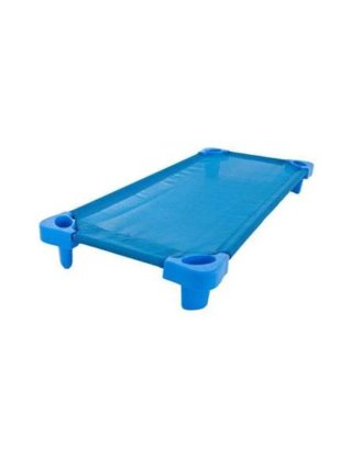 5 camas infantil apilables azules