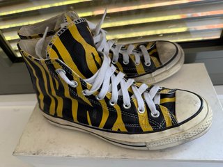 Converse All Star 100% Piel Amari/Negro T.41 (19)