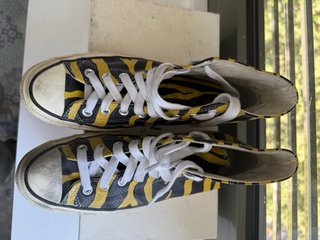 Converse All Star 100% Piel Amari/Negro T.41 (19)
