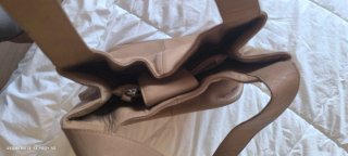 Bolso de piel Firenzebags Beige